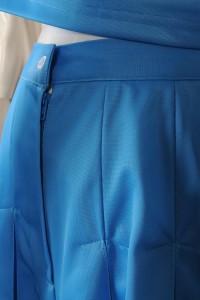 CH201 Mass Customized Sleeveless Waist Dress Cheerleading Dress Fashion Cheerleading Dress Cheerleading Dress Shop Blue  glee cheerios uniform  gladiator cheer skirt detail view-3
